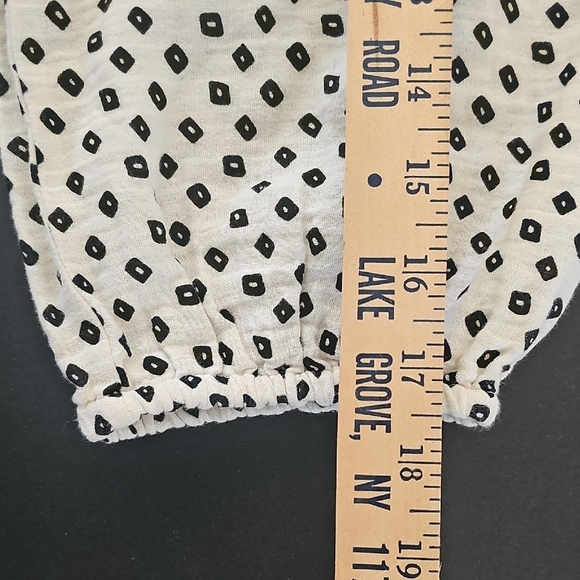 Zara Black and White Blouse Elegant Top - Picture 5 of 5